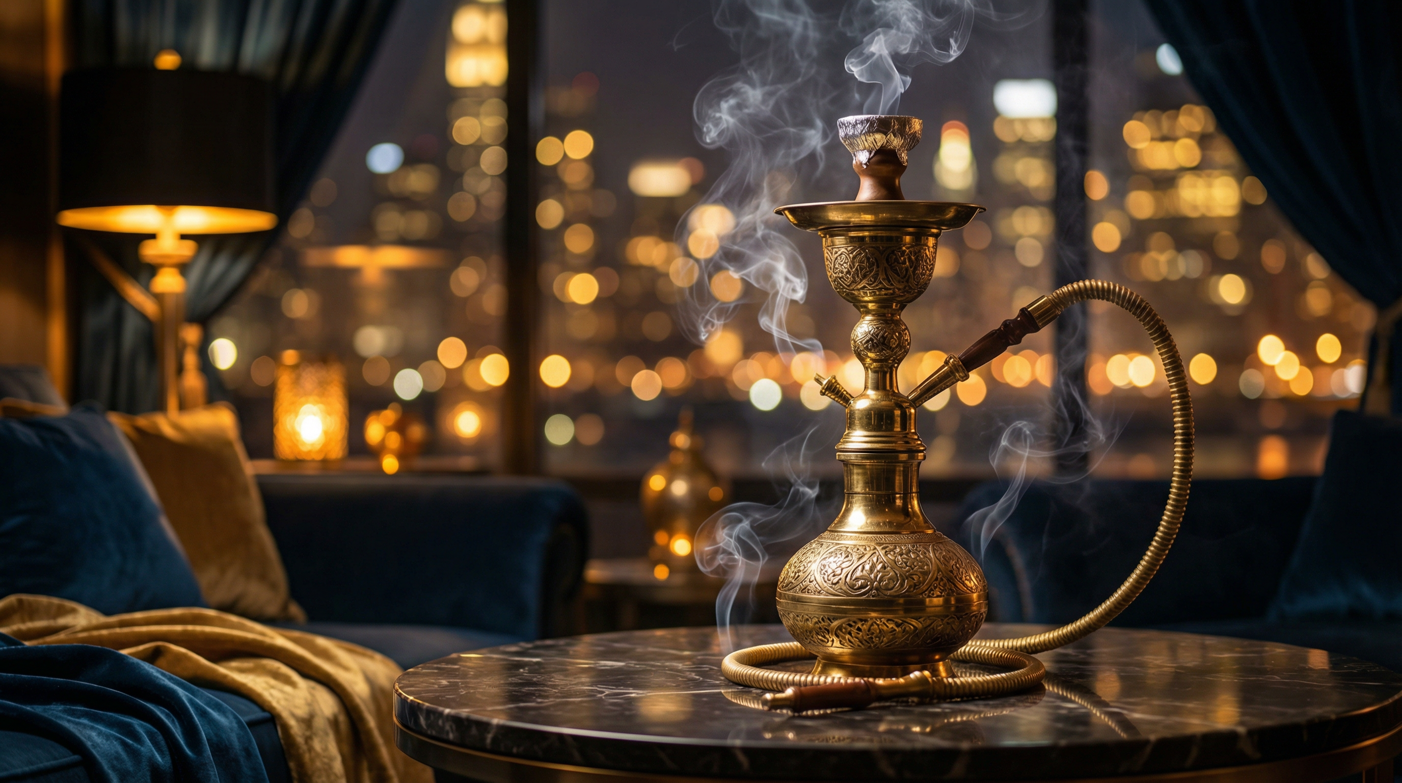 Premium luxury shisha setup